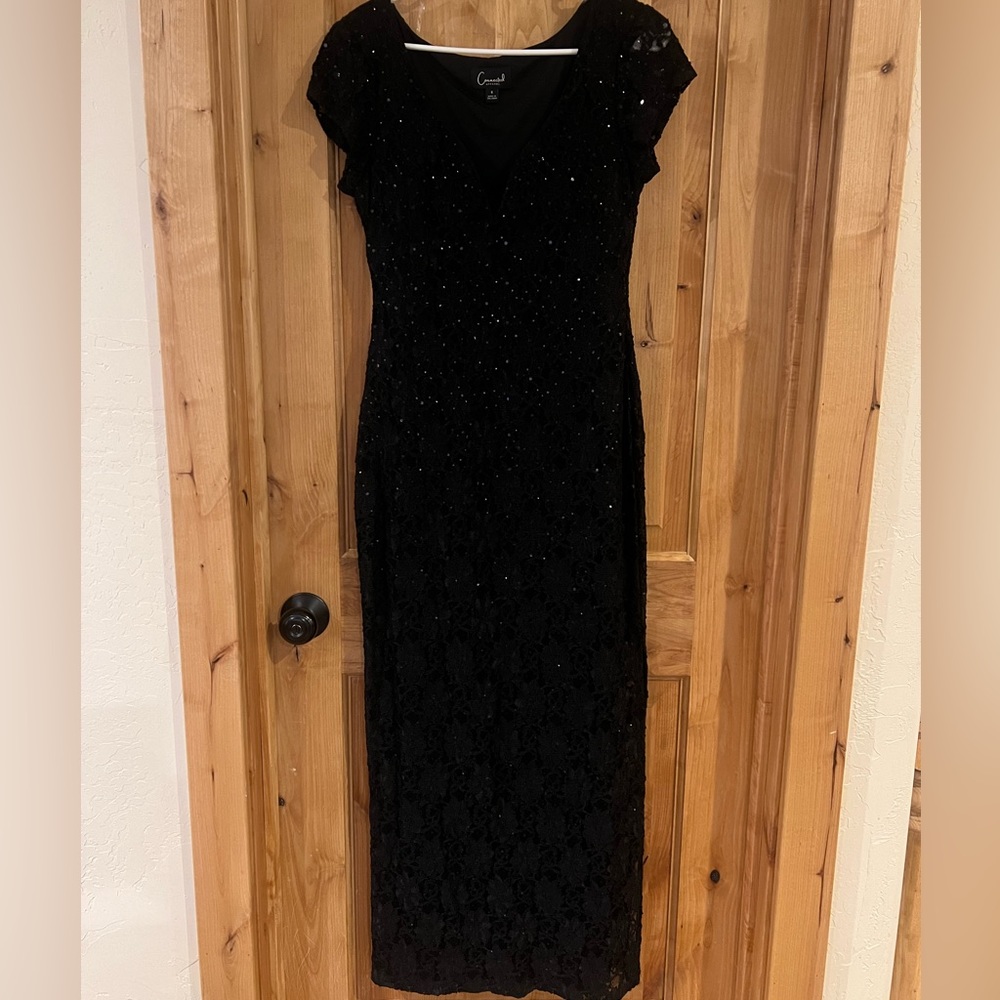 Women’s black formal dress. Size 6. Some sparkle